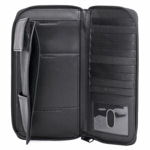 Dopp Men's Regatta Zipper Passport Organizer in brown